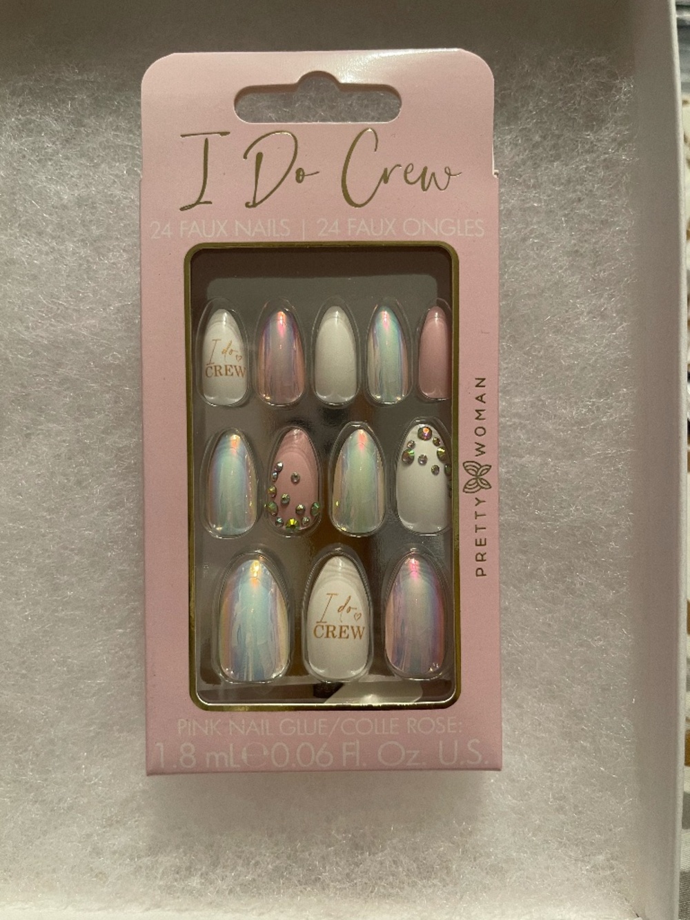 Faux "I Do Crew" Nails